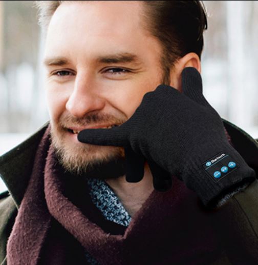 Luvas Bluetooth Inteligente com Som e Microfone - Smart Gloves