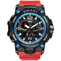Relógio Smael Shock - Militar Watch relógio 032 AmploTech Azul e Vermelho 