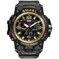Relógio Smael Shock - Militar Watch relógio 032 AmploTech Dourado 