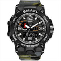 Relógio Smael Shock - Militar Watch relógio 032 AmploTech Verde Camuflado 